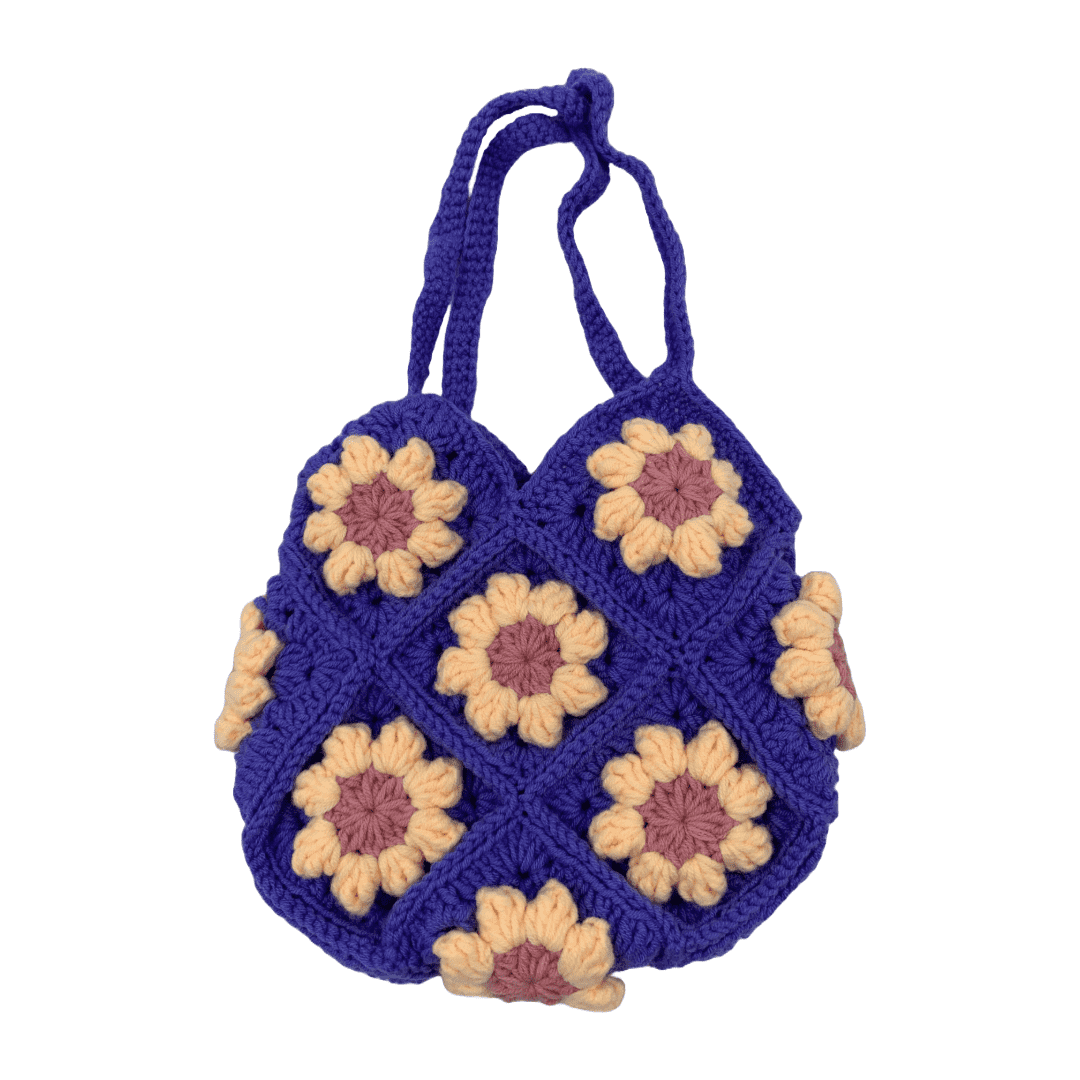 Blue Flower Bag